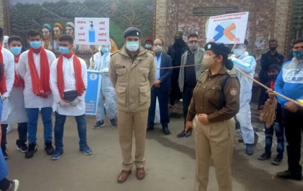 कोरोना से बचाव के लिए चला अभियान, शफा होम, रोटरी क्लब कोटद्वार व पुलिस विभाग के संयुक्त तत्वावधान में चला जागरूकता अभियान