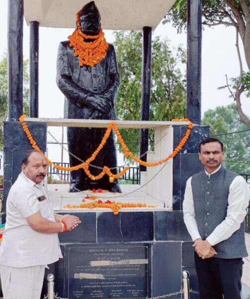 गोविन्द बल्लभ पंत को 135 वीं जयंती पर किया याद