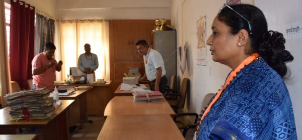 विधानसभा अध्यक्ष ने किया विधानसभा परिसर का औचक निरीक्षण