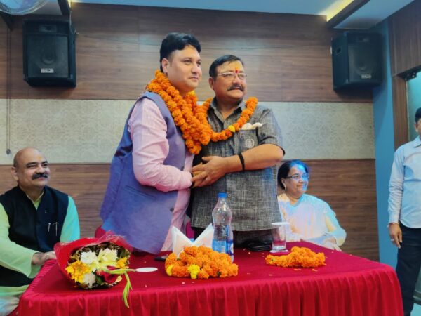 भाजपा प्रवक्ता का हुआ स्वागत