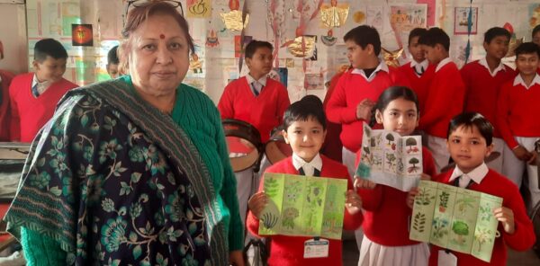 पर्यावरण विज्ञान विषय पर छात्रों ने बनाये मॉडल