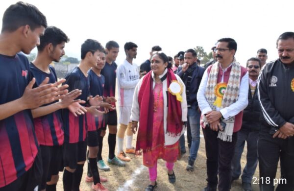 शशिधर भट्ट राज्य स्तरीय फुटबॉल प्रतियोगिता का विधानसभा अध्यक्ष ने किया उद्घाटन