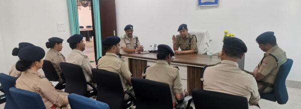 चारधाम यात्रा को लेकर एसएसपी ने लिया यात्रा रूट में पड़ने वाली  पुलिस चौकियों व चैक पोस्टों का जायजा