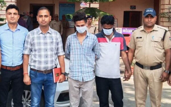 31 ग्राम अवैध स्मैक के साथ दो युवक गिरफ्तार