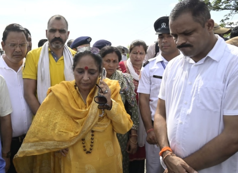 मालन पुल टूटने पर आपदा प्रबंधन सचिव पर भड़की विधानसभा अध्यक्ष