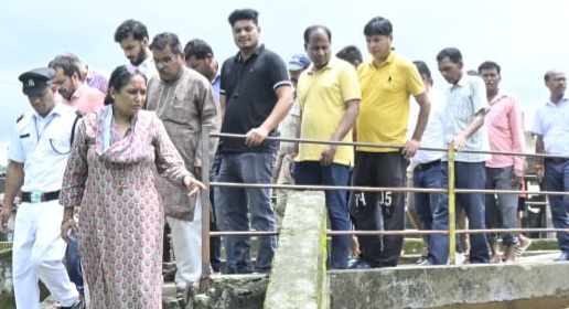 विधानसभा अध्यक्ष ने किया आपदा प्रबंधन में किए जा रहे कार्यों का निरीक्षण