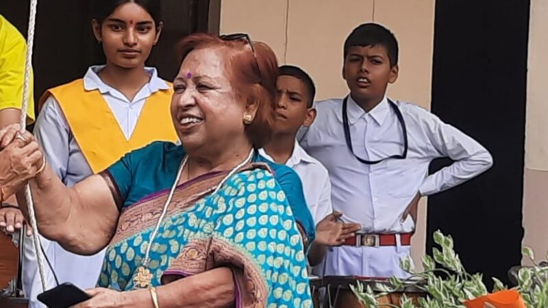 क्रैडल पब्लिक स्कूल में धूमधाम से मनाया गया स्वतंत्रता दिवस