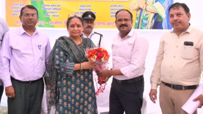 विधानसभा अध्यक्ष ने 24.95 लाख के 10 मोटर सबमर्सिबल पंप जल संस्थान को किये समर्पित