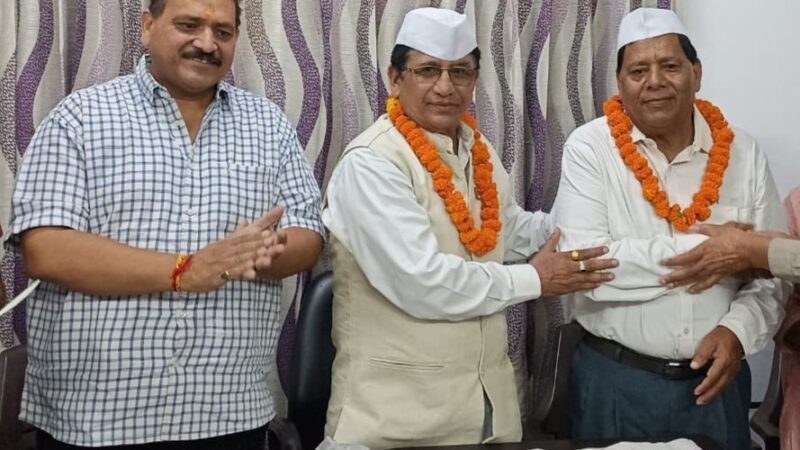 महावीर बने महानगर कांग्रेस सेवा दल के अध्यक्ष