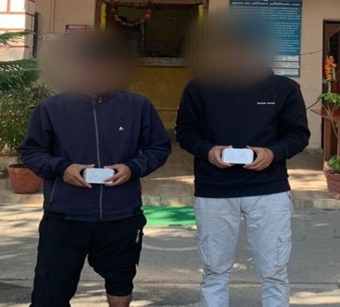10.65 ग्राम स्मैक के साथ दो नशा तस्कर गिरफ्तार