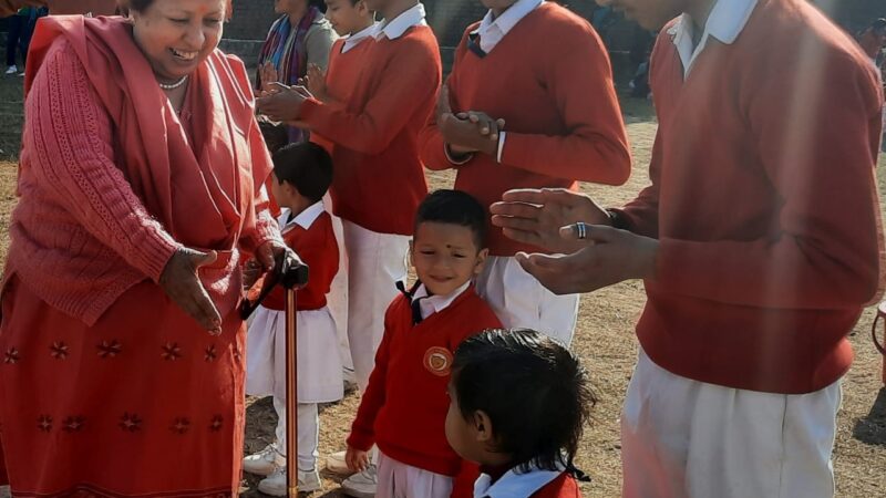 क्रैडल पब्लिक स्कूल में हुआ वार्षिक खेल सप्ताह का शुभारंभ