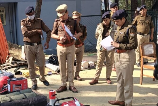 अपर पुलिस अधीक्षक कोटद्वार द्वारा किया गया थाना थलीसैण व पैठाणी का अर्द्धवार्षिक निरीक्षण
