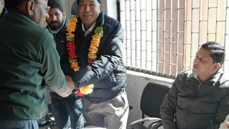 पोखड़ा में कांग्रेस के चौबट्टाखाल विधानसभा क्षेत्र के प्रभारी का हुआ स्वागत