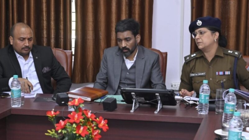 लोकसभा चुनाव को सकुशल सम्पन्न कराने हेतु कोटद्वार में किया गया बॉर्डर मीटिंग का आयोजन