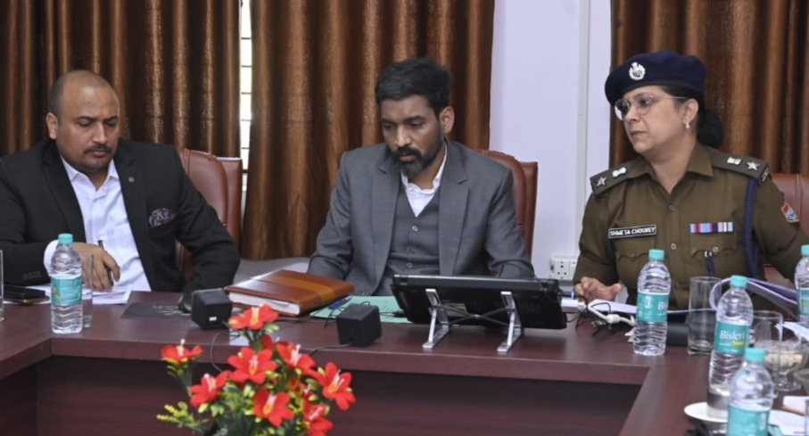 लोकसभा चुनाव को सकुशल सम्पन्न कराने हेतु कोटद्वार में किया गया बॉर्डर मीटिंग का आयोजन