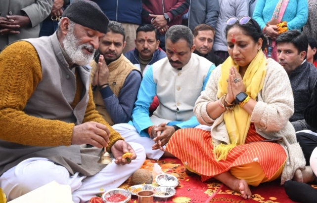 मालन नदी पुल का हुआ शिलान्यास व भूमि पूजन