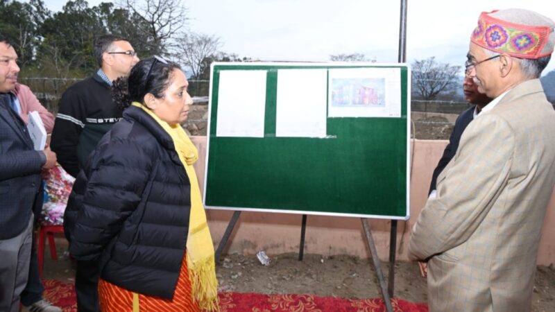 1 करोड़ 55 लाख की लागत से बन रहे ग्रामीण निर्माण विभाग कोटद्वार के कार्यालय का हुआ शिलान्यास
