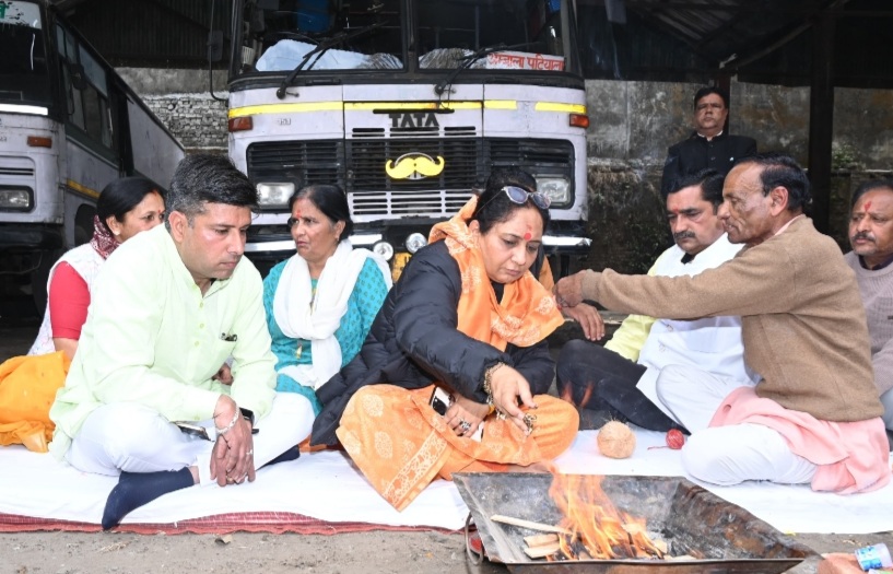 विधानसभा अध्यक्ष ने रोडवेज बस अड्डे के पुनरोद्धार का किया भूमि पूजन