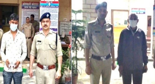 3 लाख की 8.20 ग्राम स्मैक व 2 पेटी अवैध अंग्रेजी शराब के साथ 2 नशा तस्कर गिरफ्तार