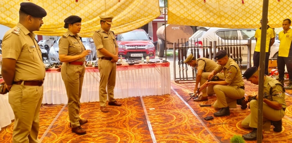 एएसपी ने किया कोतवाली कोटद्वार का अर्द्धवार्षिक निरीक्षण