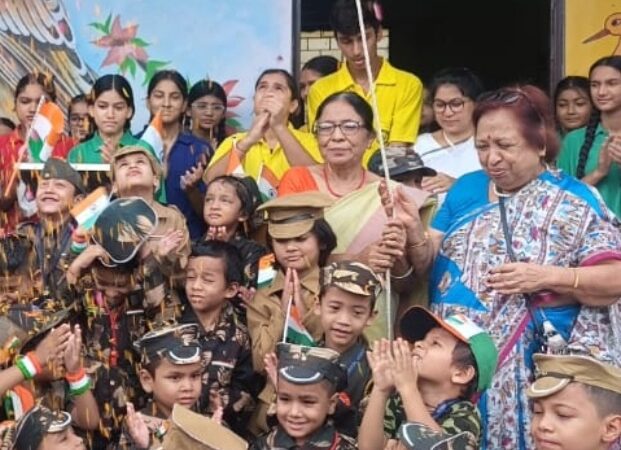 क्रैडल पब्लिक स्कूल में धूमधाम से मनाया गया 78 वां स्वतंत्रता दिवस