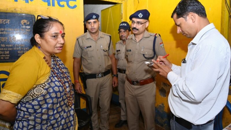 विधानसभा अध्यक्ष ने किया कौड़िया पुलिस चौकी का निरीक्षण