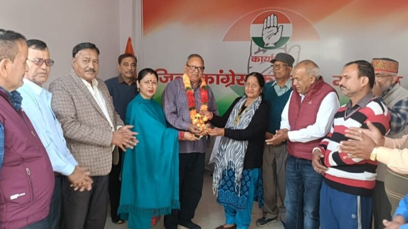 राजीव गांधी पंचायत प्रकोष्ठ के जिलाध्यक्ष बने सूरज प्रकाश