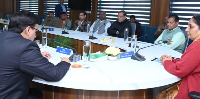 विधानसभा अध्यक्ष की अध्यक्षता में सम्पन्न हुई विधान मण्डल दल व कार्यमंत्रणा समित की बैठक