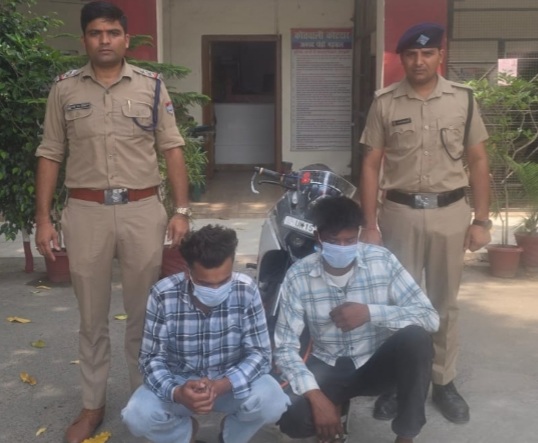 6 लाख रूपये कीमत की 18.32 ग्राम अवैध स्मैक के साथ दो नशा तस्कर गिरफ्तार