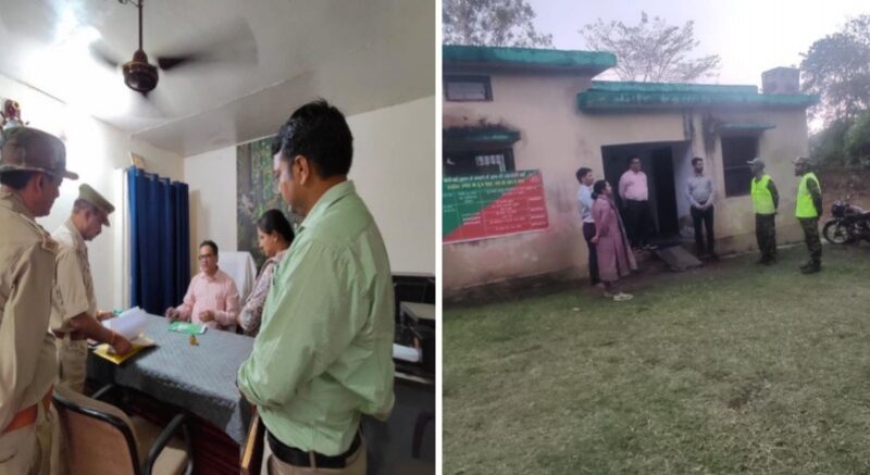 राज्य वनाग्नि नियंत्रण एवं प्रबन्धन की कार्यवाही के सम्बंध में वन विभाग के उच्च अधिकारियों ने किया फील्ड भ्रमण