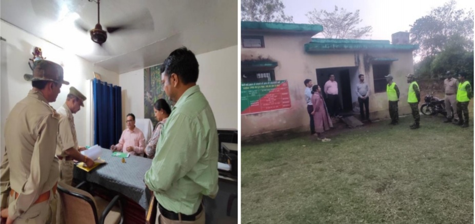 राज्य वनाग्नि नियंत्रण एवं प्रबन्धन की कार्यवाही के सम्बंध में वन विभाग के उच्च अधिकारियों ने किया फील्ड भ्रमण