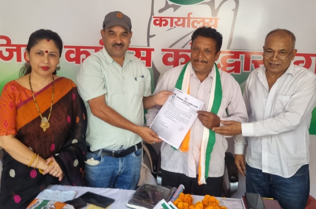 कांग्रेस के अनु. जाति विभाग के जिलाध्यक्ष बनने पर राजे सिंह आर्य का हुआ स्वागत