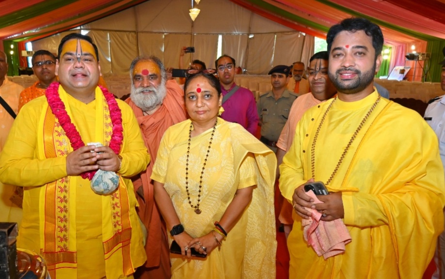 हरिद्वार के जयराम आश्रम में आयोजित श्रीमद्भागवत कथा में शामिल हुई विधानसभा अध्यक्ष
