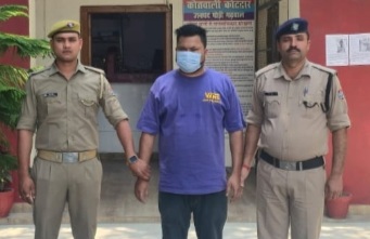 चैक बाउंस मामले में लम्बे समय से फरार चल रहा वारण्टी गिरफ्तार
