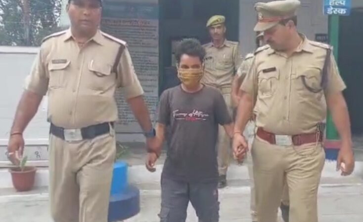 पोकलैन्ड मशीन के बकेट से युवक की हत्या करने वाला आरोपी प्रवीण हरियाणा से हुआ गिरफ्तार