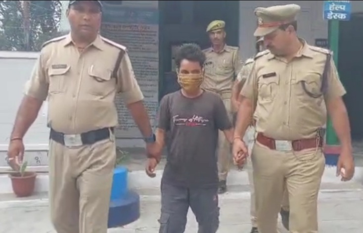 पोकलैन्ड मशीन के बकेट से युवक की हत्या करने वाला आरोपी प्रवीण हरियाणा से हुआ गिरफ्तार