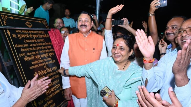 विधानसभा अध्यक्ष ने कोटद्वार के सात प्रमुख पुलों पर एल.ई.डी. स्ट्रीट लाइट्स का किया लोकार्पण