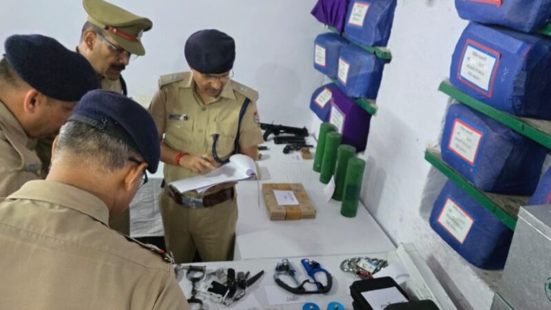 अपर पुलिस अधीक्षक ने किया कोतवाली लैंसडाउन का अर्द्धवार्षिक निरीक्षण
