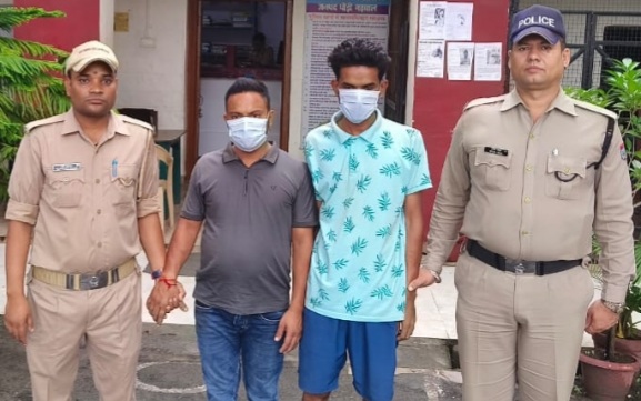 5 लाख कीमत की 16.45 ग्राम अवैध स्मैक के साथ 2 नशा तस्कर गिरफ्तार 