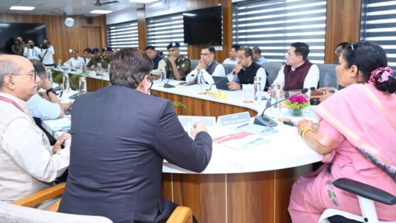 विधानसभा अध्यक्ष की अध्यक्षता में 2 दिवसीय विशेष सत्र हेतु सुरक्षा एवं व्यवस्थाओं को लेकर उच्च स्तरीय बैठक आयोजित