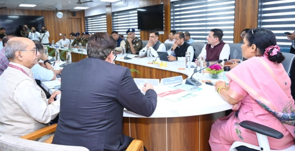 विधानसभा अध्यक्ष की अध्यक्षता में 2 दिवसीय विशेष सत्र हेतु सुरक्षा एवं व्यवस्थाओं को लेकर उच्च स्तरीय बैठक आयोजित