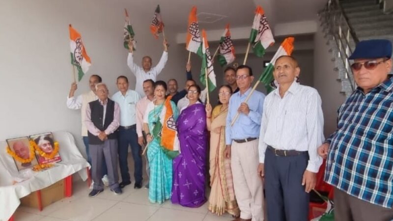 कांग्रेसियों ने पटेल को 150 वीं जयंती व इन्दिरा को 41वीं पुण्यतिथि पर किया याद