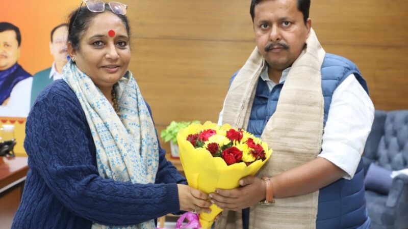 उत्तराखंड विधानसभा अध्यक्ष ने की भाजपा के नव नियुक्त राष्ट्रीय कार्यकारी अध्यक्ष नितिन नवीन से शिष्टाचार भेंट