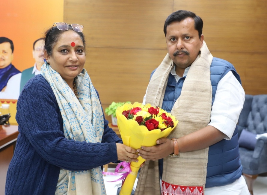 उत्तराखंड विधानसभा अध्यक्ष ने की भाजपा के नव नियुक्त राष्ट्रीय कार्यकारी अध्यक्ष नितिन नवीन से शिष्टाचार भेंट