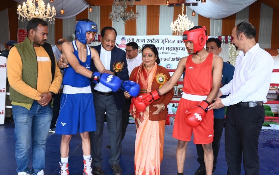 विधानसभा अध्यक्ष ने किया बॉक्सिंग महाकुंभ प्रतियोगिता का शुभारंभ