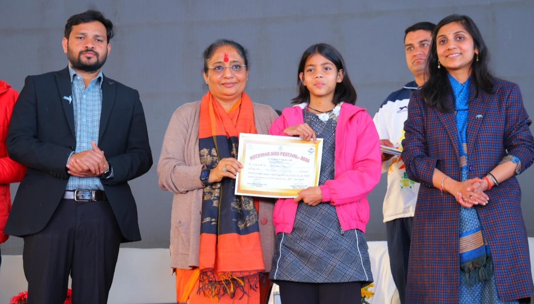 कोटद्वार बर्ड वॉचिंग फेस्टिवल का हुआ भव्य समापन, विधानसभा अध्यक्षा ऋतु खण्डूरी भूषण रहीं मुख्य अतिथि