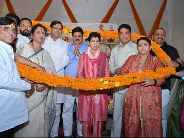 संगठन मजबूती का संदेश दे गयीं कांग्रेस की प्रदेश प्रभारी कुमारी शैलजा