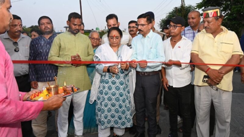विधानसभा अध्यक्ष ने ₹2 करोड़ 37 लाख की लागत से निर्मित 30 मीटर स्पान डबल लेन तेलीस्रोत पुल का किया उद्घाटन