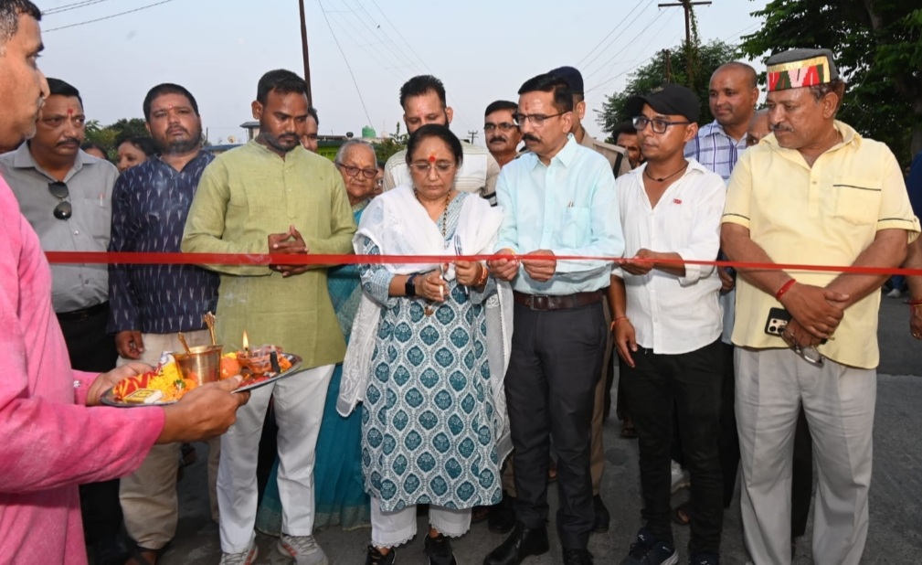 विधानसभा अध्यक्ष ने ₹2 करोड़ 37 लाख की लागत से निर्मित 30 मीटर स्पान डबल लेन तेलीस्रोत पुल का किया उद्घाटन