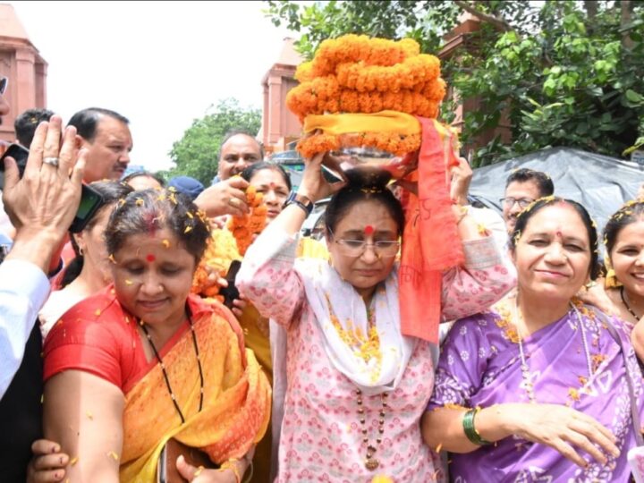 विधानसभा अध्यक्ष ने समरसता संकल्प अभियान की भव्य कलश यात्रा में की सहभागिता